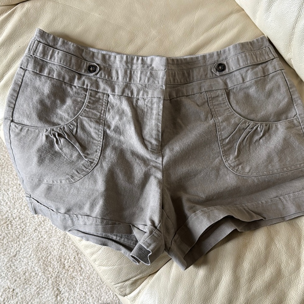 Maurices Taupe Cargo Shorts with Relaxed Fit